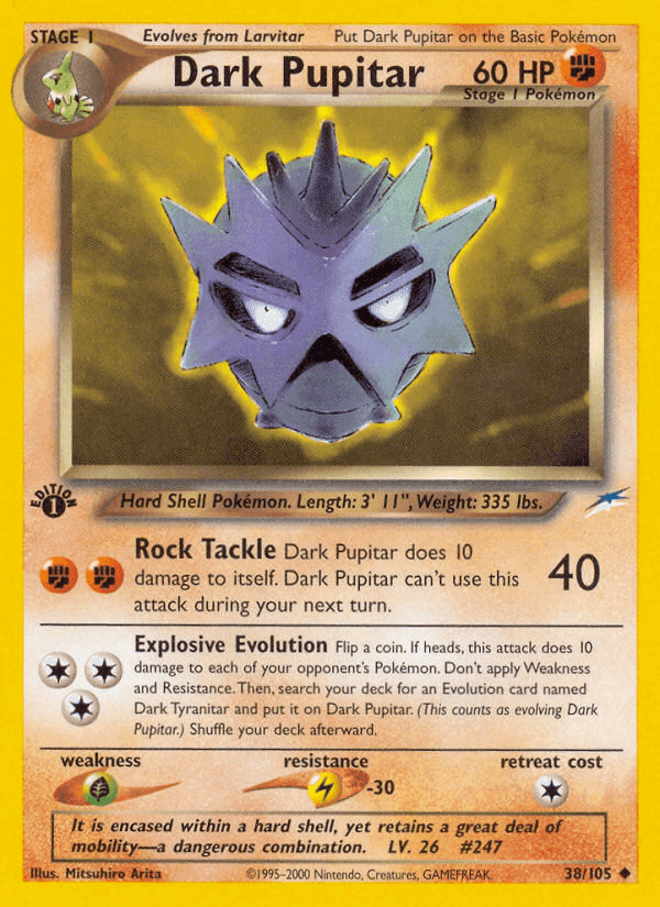 Dark Pupitar, carta 38 de Neo Destiny