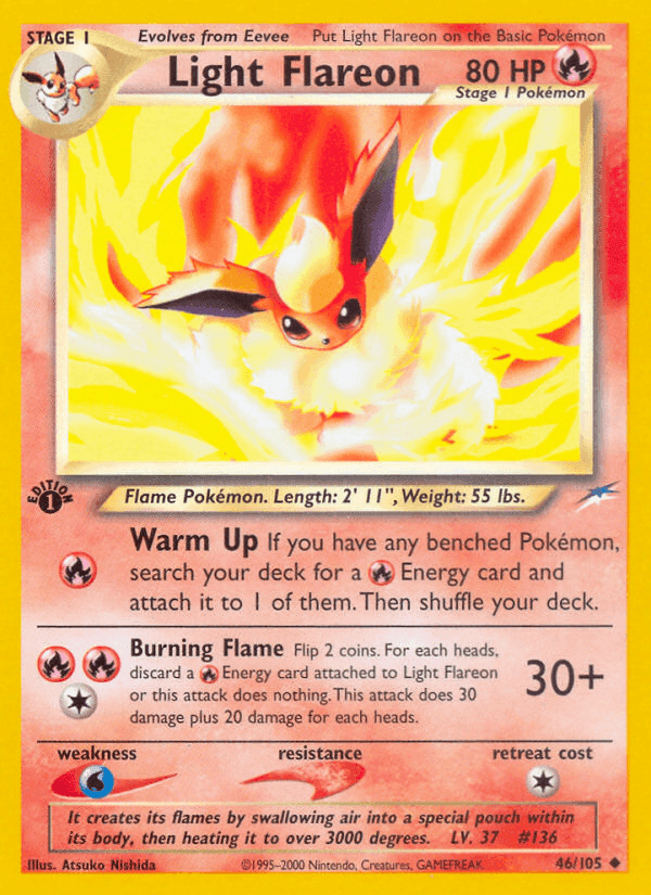 Light Flareon, carte 46 de Neo Destiny