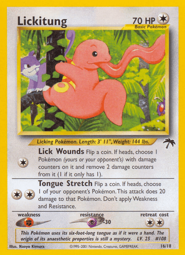 Lickitung, carta 16 di Southern Islands