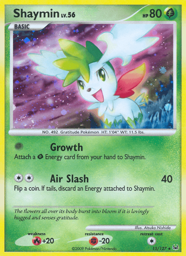 Shaymin, card 15 from Platinum