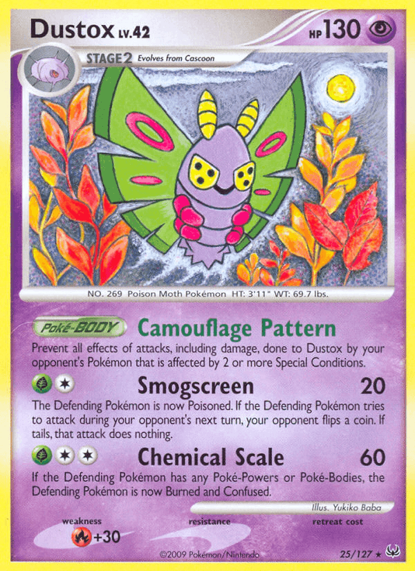 Dustox, carta 25 di Platino