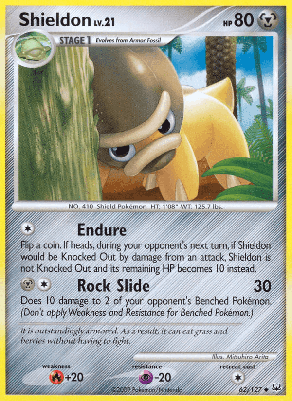 Shieldon, card 62 from Platinum