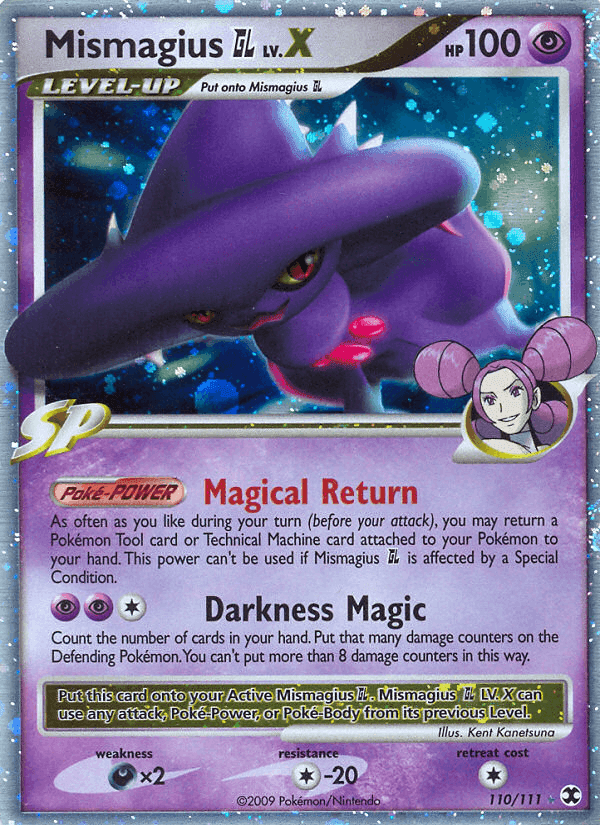 Mismagius GL LV.X, carta 110 di L'Ascesa dei Rivali