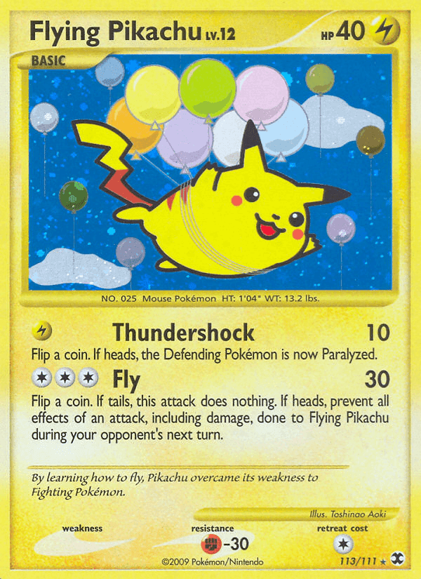 Flying Pikachu, carta 113 di L'Ascesa dei Rivali