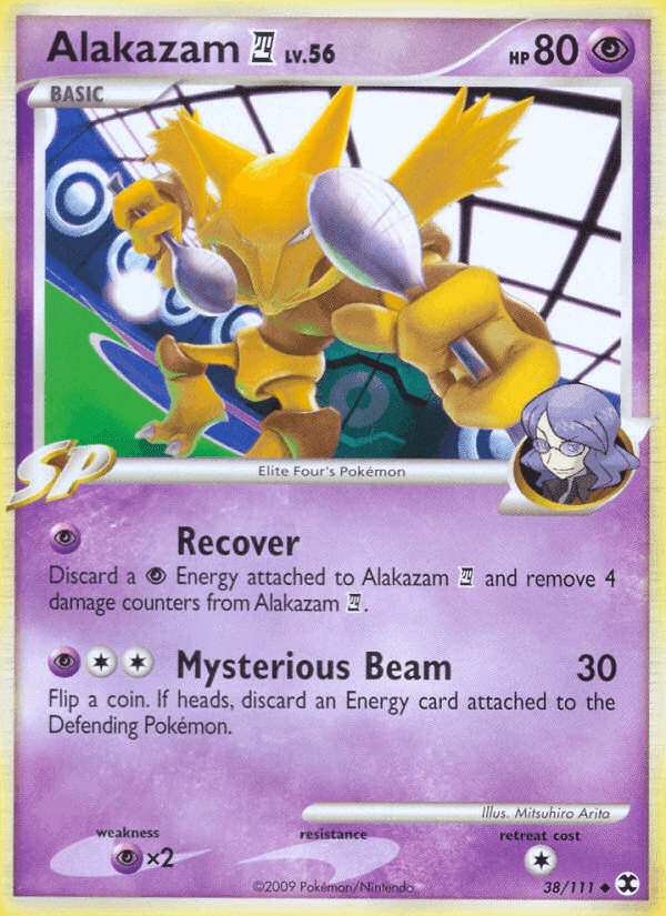 Alakazam E4, carta 38 de Rising Rivals
