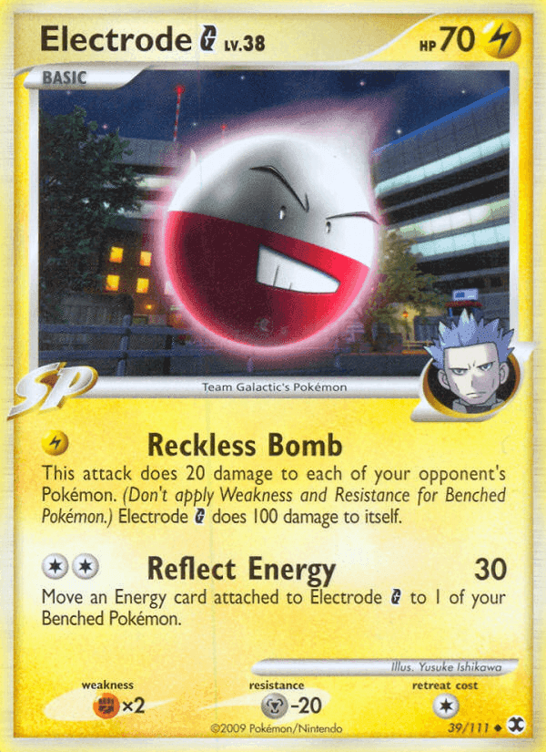 Electrode G, carta 39 de Rising Rivals
