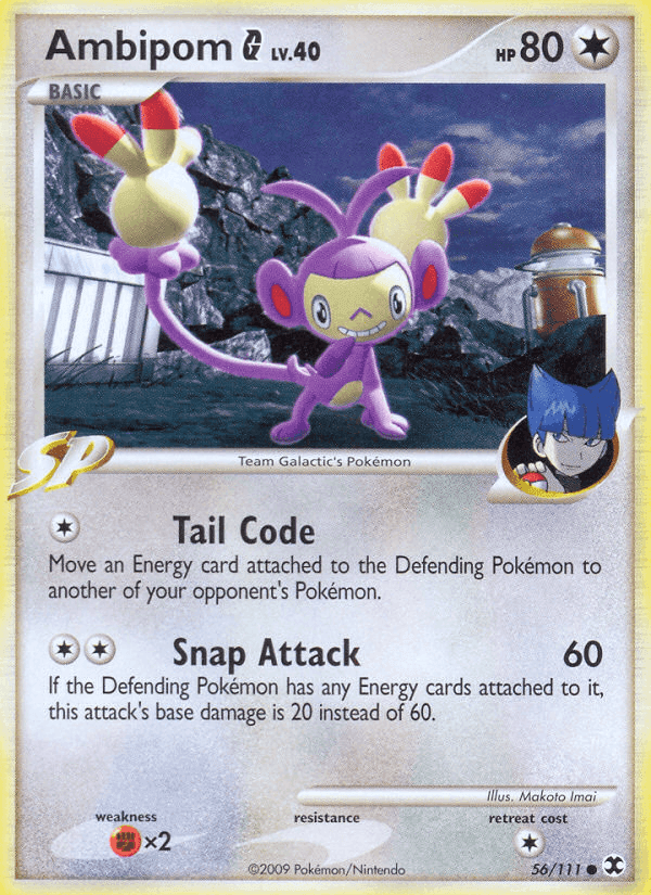 Ambipom G, carta 56 de Rising Rivals