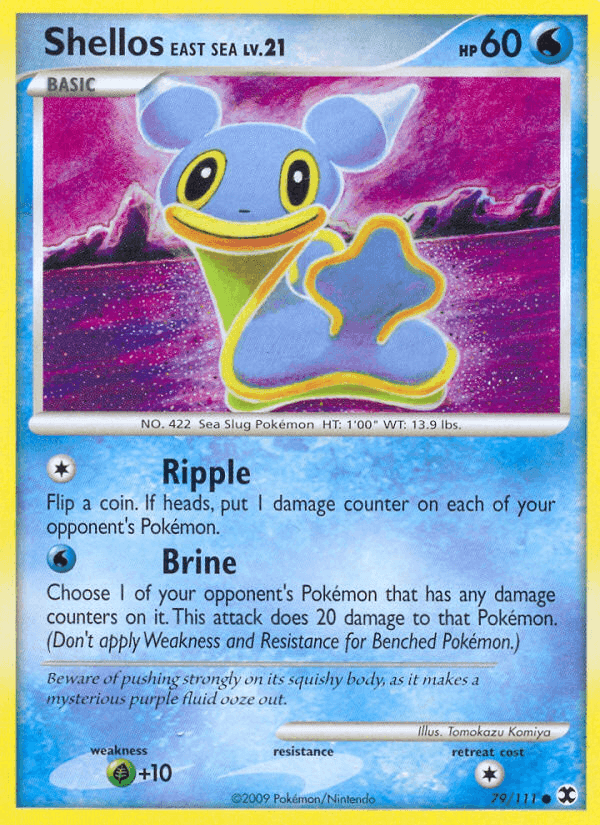 Shellos East Sea, card 79 from Rising Rivals