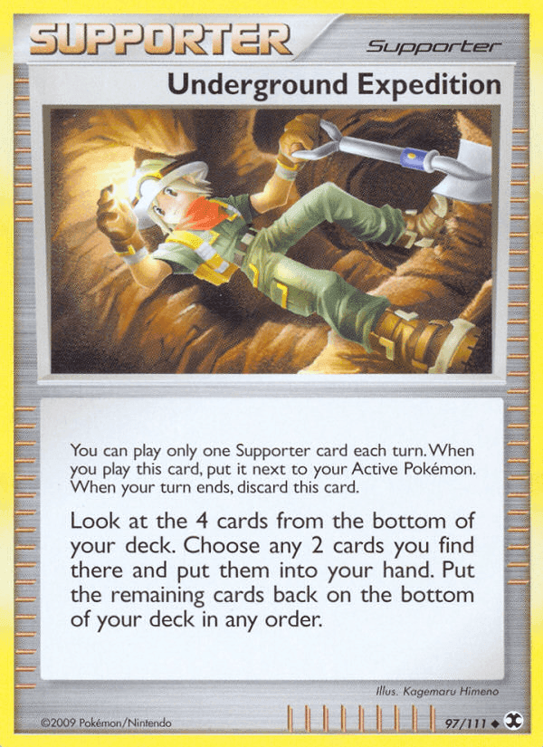 Underground Expedition, card 97 from Rising Rivals