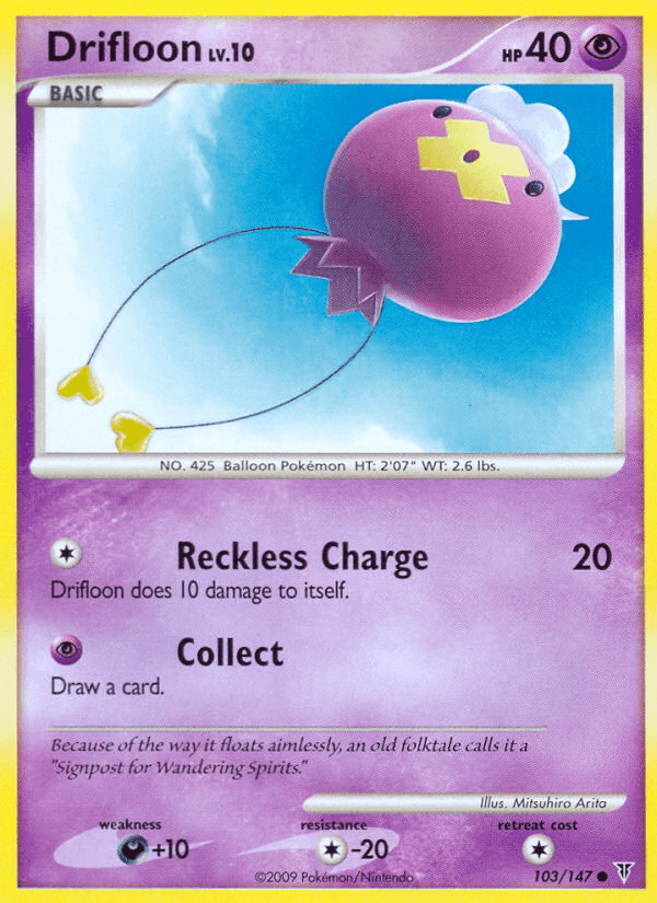 Drifloon, card 103 from Supreme Victors
