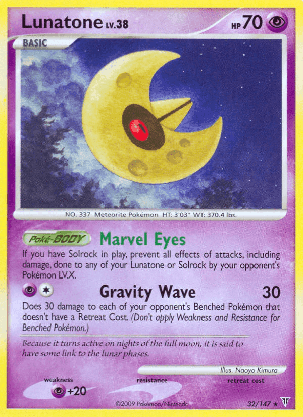 Lunatone, carta 32 de Supreme Victors