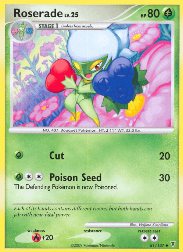 Roserade, card 81 from Supreme Victors