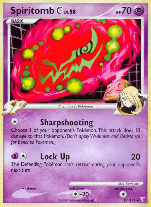 Spiritomb C, card 84 from Supreme Victors
