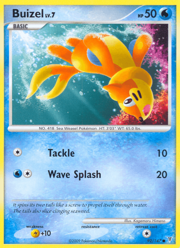Buizel, card 92 from Supreme Victors