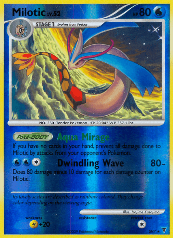 Milotic, card SH7 from Supreme Victors