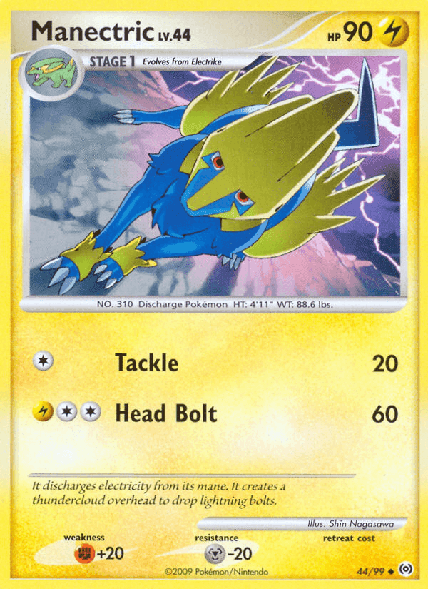Manectric, carta 44 di Arceus