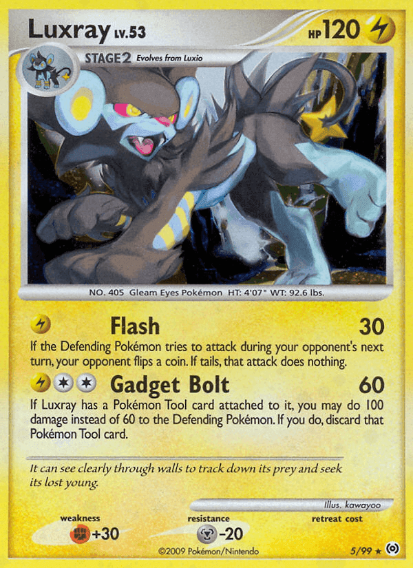 Luxray, carta 5 de Arceus