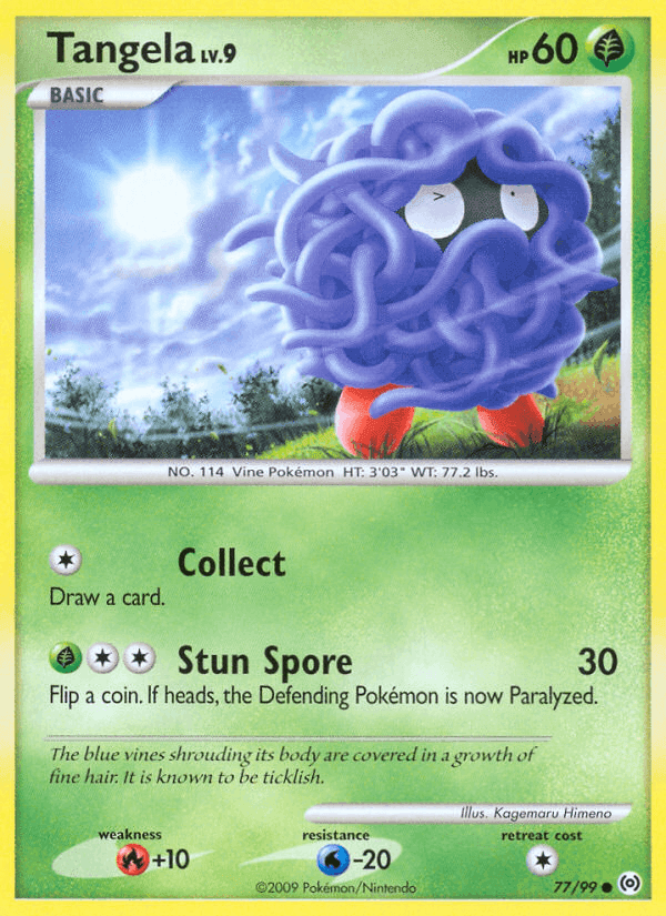 Tangela, card 77 from Arceus