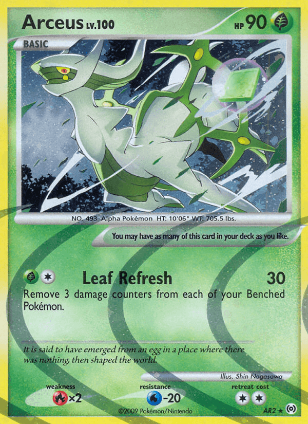 Arceus, carta AR2 di Arceus