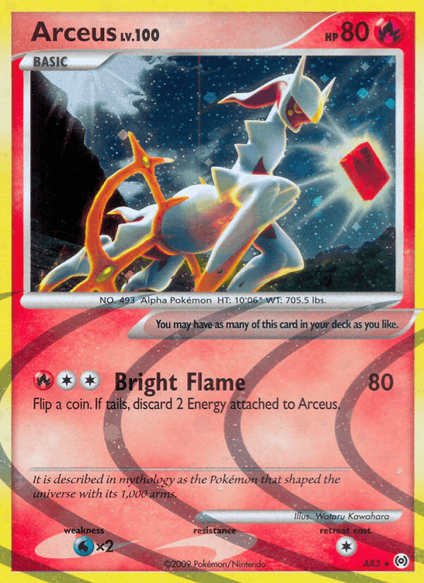 Arceus, carta AR3 di Arceus