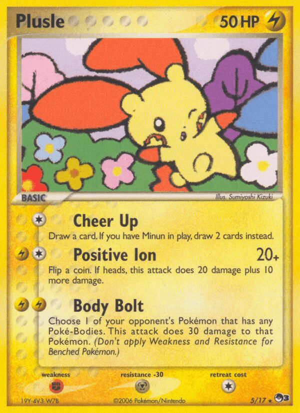 Plusle, carta 5 di POP Serie 3