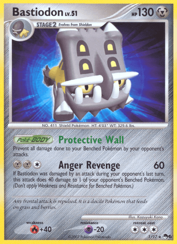 Bastiodon, carta 1 di POP Series 6
