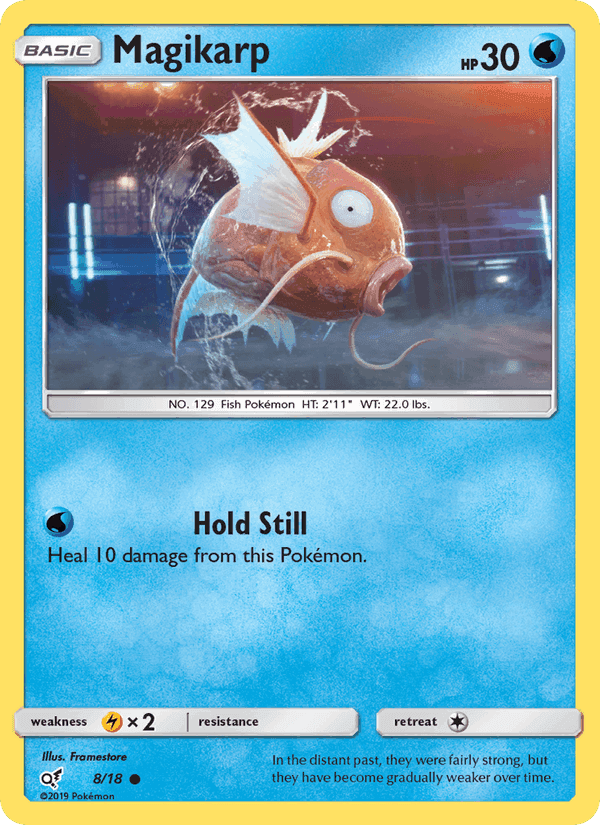 Magicarpe, carte 8 de Détective Pikachu