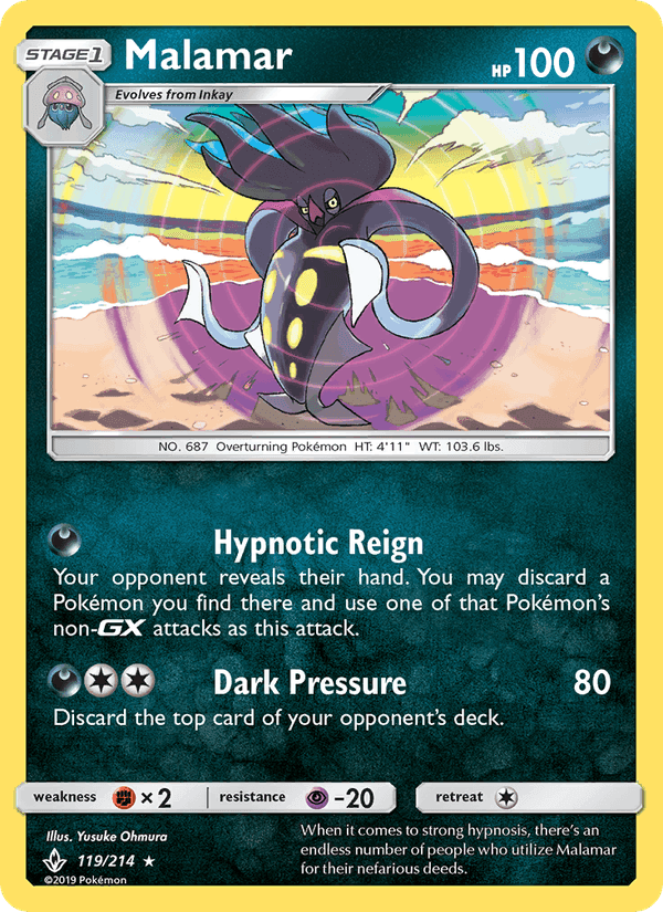 Malamar, carta 119 di Unbroken Bonds