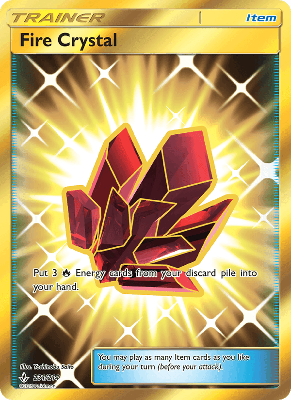 Fire Crystal, card 231 from Unbroken Bonds