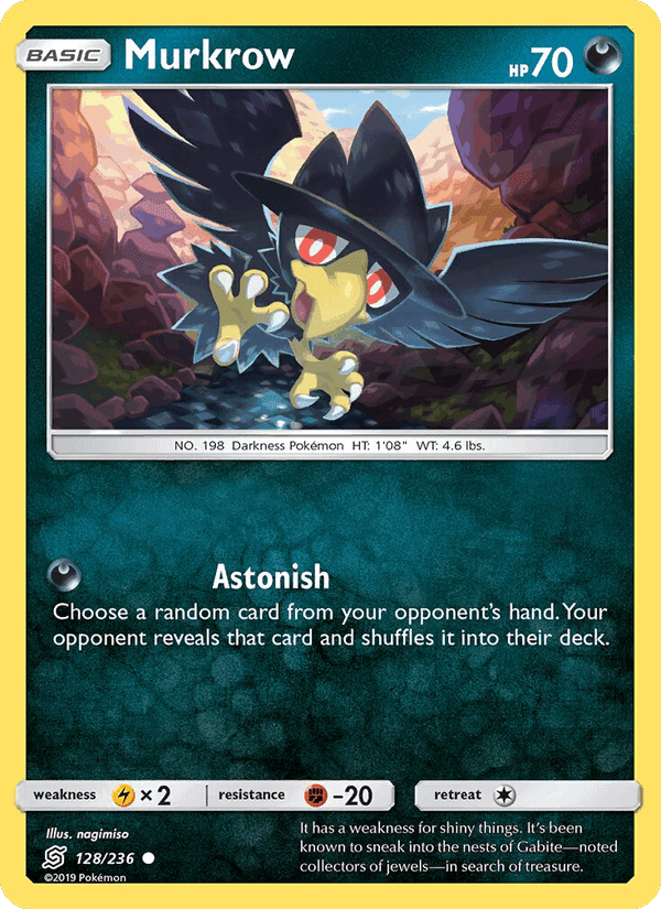 Murkrow, card 128 from Unified Minds
