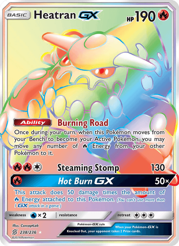 Heatran GX, carte 238 de Unified Minds