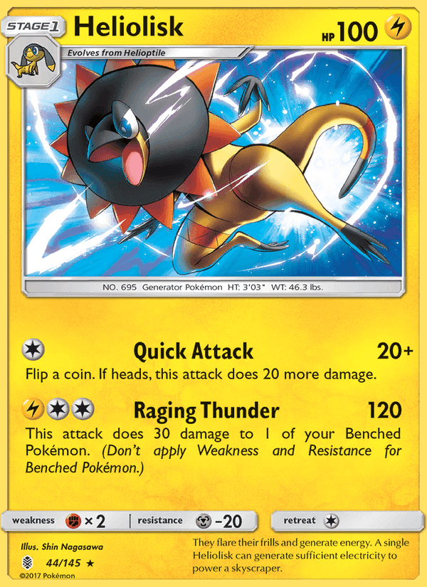 Heliolisk, card 44 from Guardians Rising
