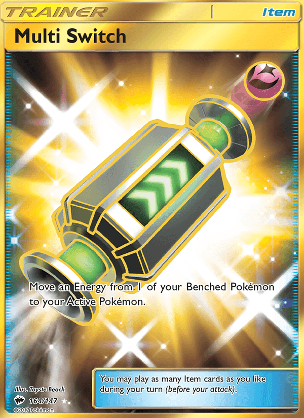 Multi Switch, card 164 from Burning Shadows