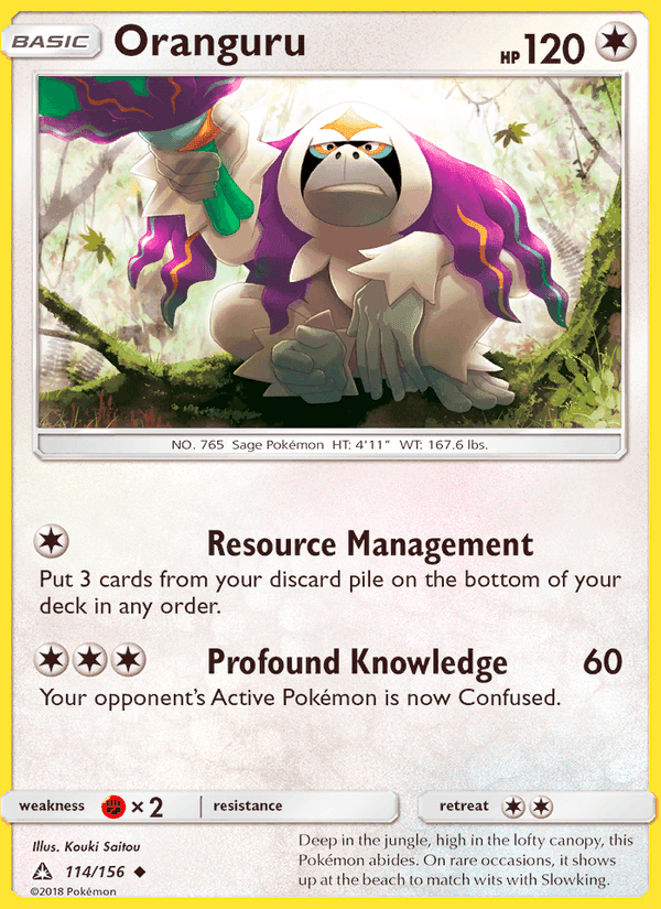 Oranguru, card 114 from Ultra Prism