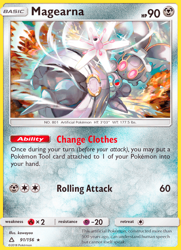 Magearna, card 91 from Ultra Prism
