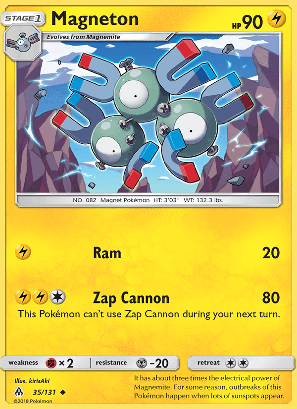 Magneton, card 35 from Forbidden Light