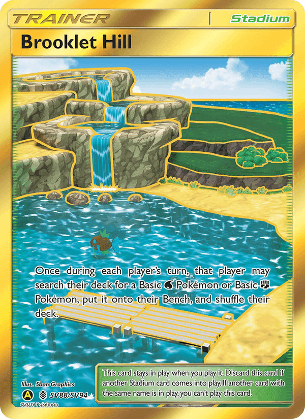 Brooklet Hill, card SV88 from Hidden Fates