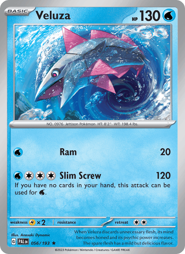 Veluza, carta 056 de Paldea Evolved