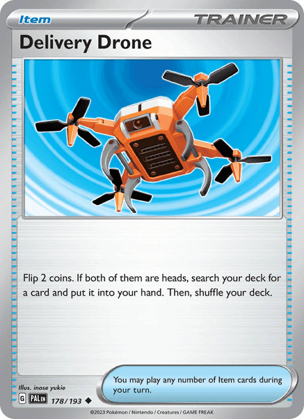 Delivery Drone, card 178 from Paldea Evolved