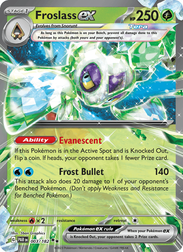 Froslass ex, carte 003 de Paradox Rift