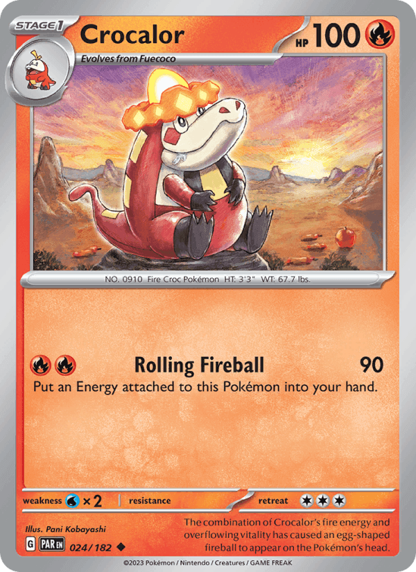 Crocalor, carte 024 de Paradox Rift