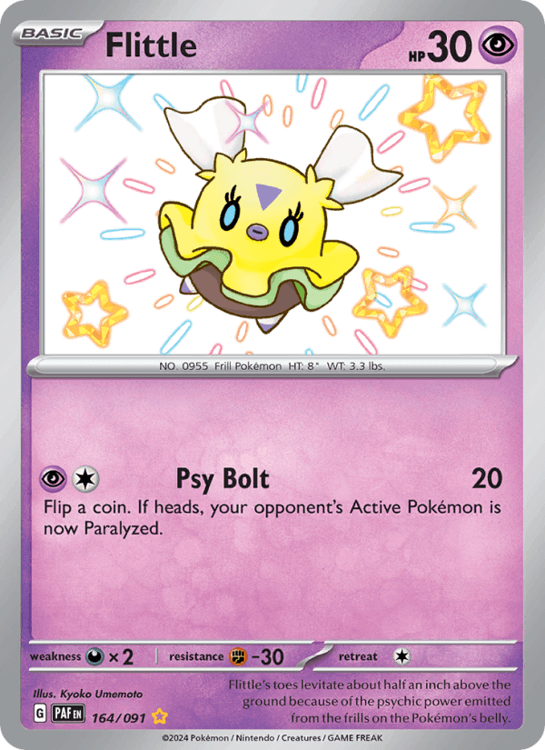 Flittle, card 164 from Paldean Fates