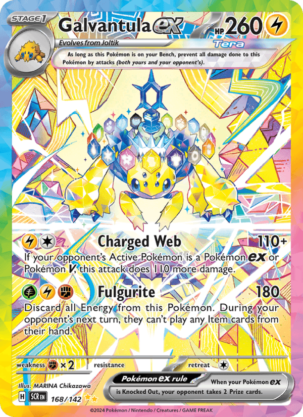 Galvantula ex, carte 168 de Stellar Crown