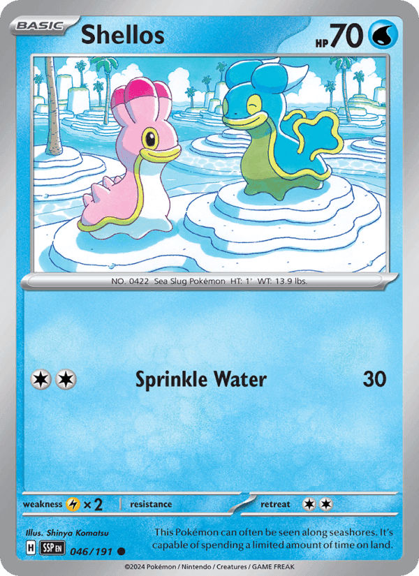 Shellos, card 046 from Surging Sparks