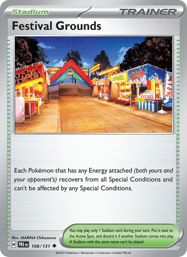 Festival Grounds, carta 108 de Prismatic Evolutions