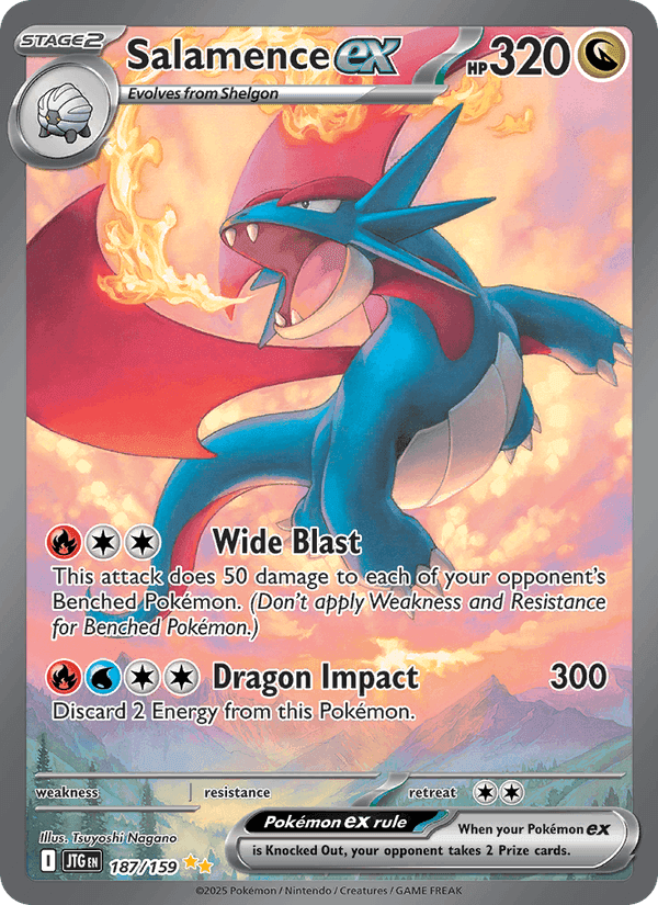 Salamence ex, carta 187 de Journey Together