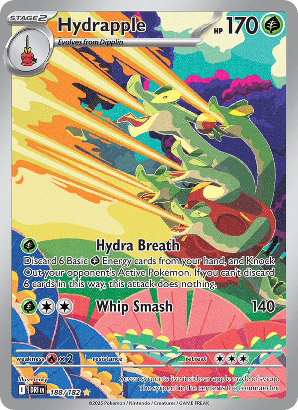 Hydrapple, carta 188 di Destined Rivals