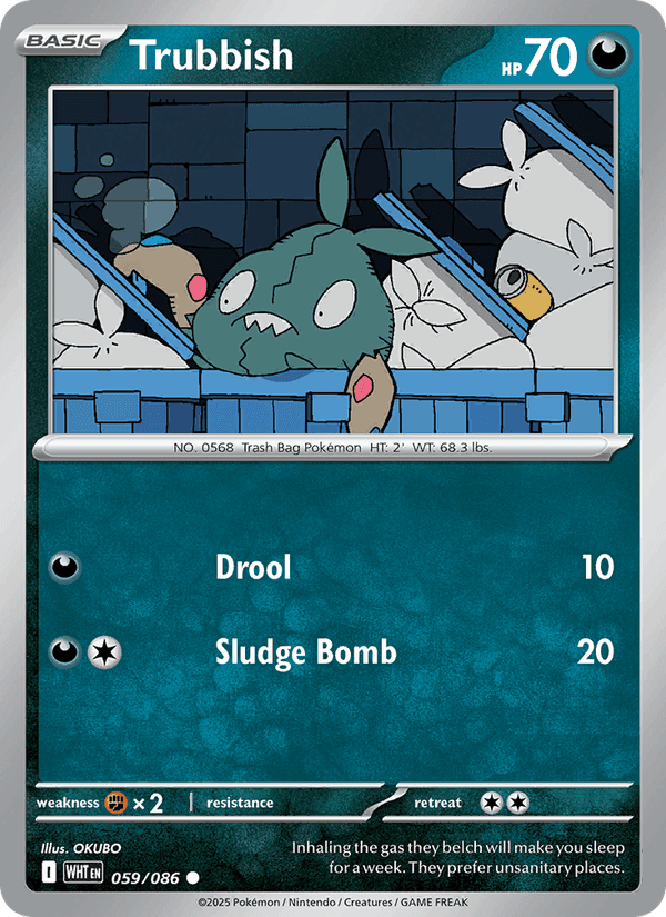 Trubbish, card 059 from White Flare