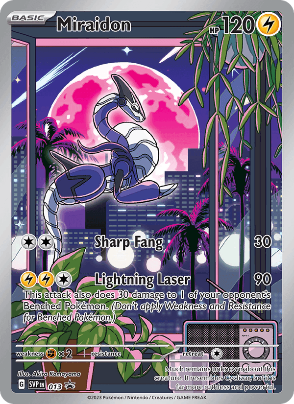 Miraidon, carte 013 de SVP Black Star Promos