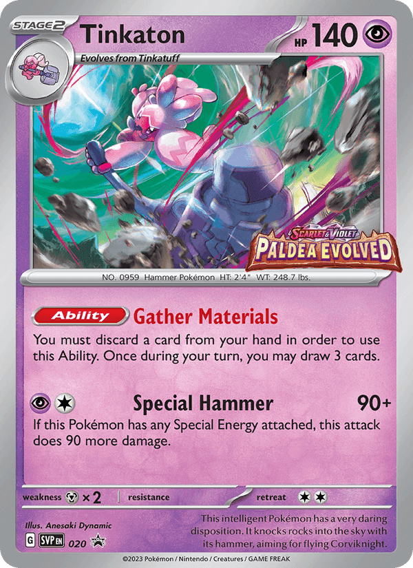Tinkaton, carte 020 de SVP Black Star Promos